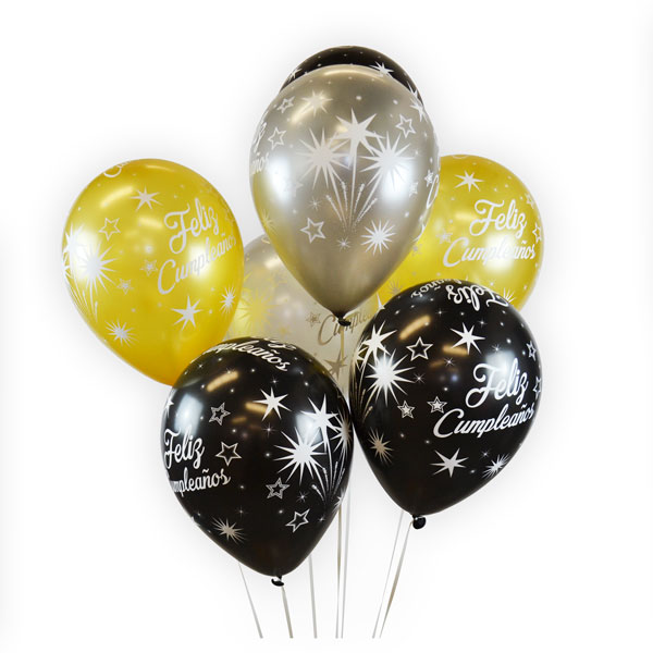 Resultado de imagen para globos grandes feliz cumpleaños transparentes